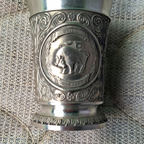 Zinnbecher zinnpokal mit - zinnbecher/zinnpokal,
