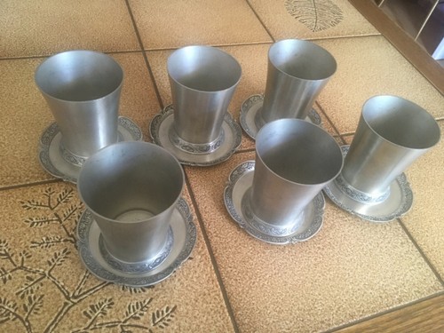 Zinn pokale becher - zinn,