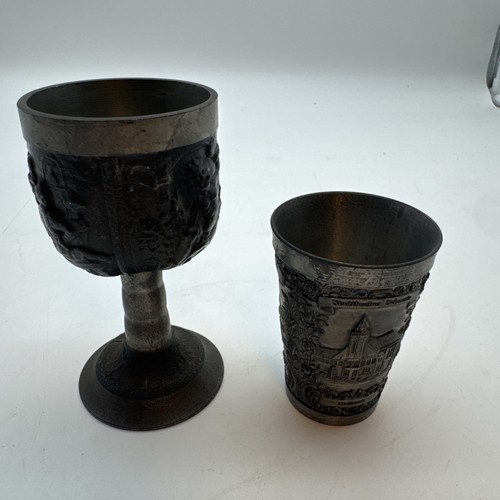 Alter zinnbecher pokal - zinnbecher,