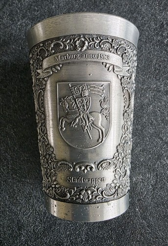 Alte zinn becher marburg 1983 - zinn,