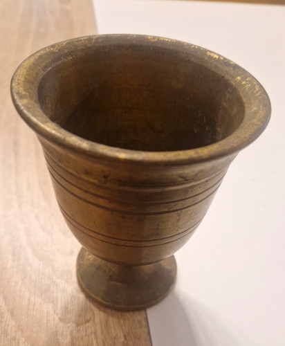 Messing becher pokal konisch - becher, &