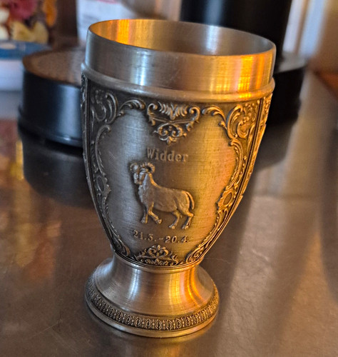 Zinnbecher pokal sternzeichen - zinnbecher/pokal,
