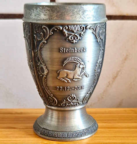 Zinnbecher zinnpokal aus zinn - zinnbecher/zinnpokal,
