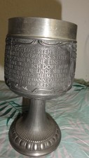 alter Zinnbecher Pokal Becher