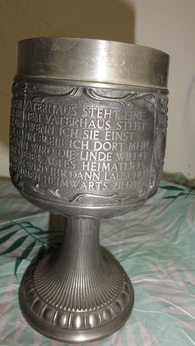 Alter zinnbecher pokal - zinnbecher, becher