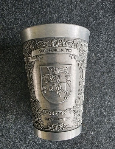 Alte zinn becher marburg - becher,