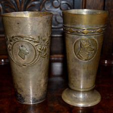 2 Becher Pokale??? Messing