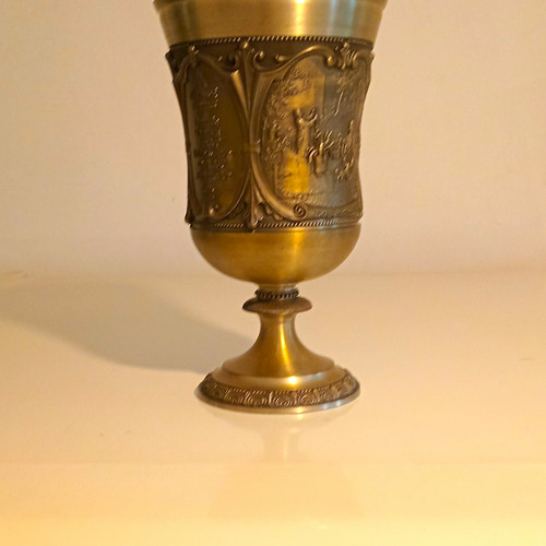 Zinnpokal becher kelchform - zinnpokal,