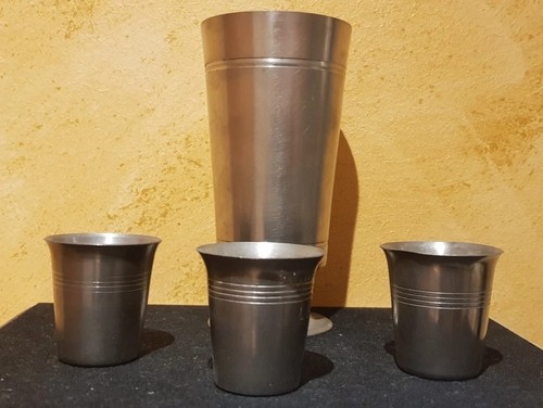 Zinnset wmf schnapsbecher - zinnset,