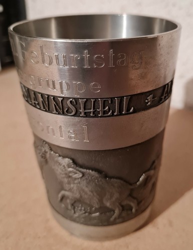 Zinnbecher zinn pewter - zinn, pokal
