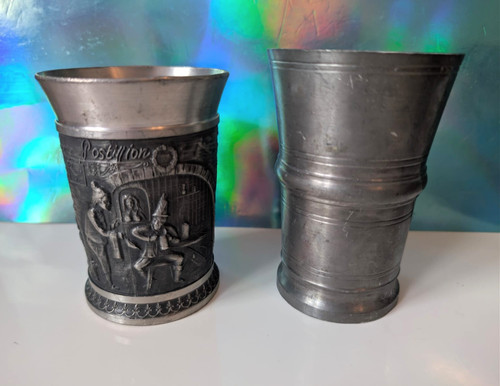Zinnbecher zinnpokal mit - zinnbecher/zinnpokal,