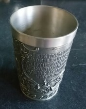 ALTE  Zinn Becher Zinnbecher