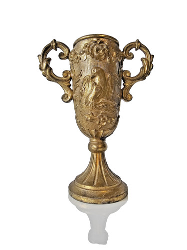Pokal vase mit vogel motiv - pokal,