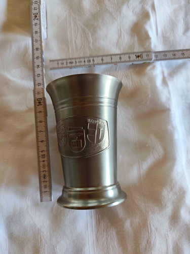 Zinnbecher zinnpokal mit - zinnpokal,