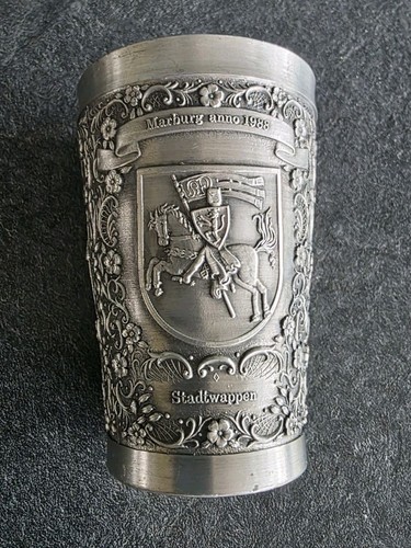 Alte zinn becher marburg - becher,