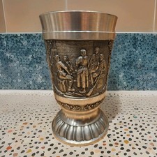 Kelch Pokal Becher 94% Zinn