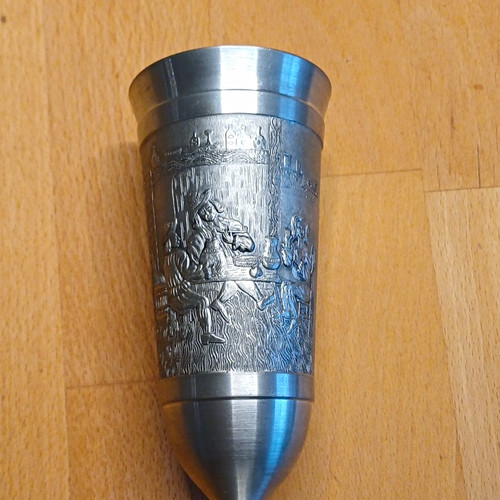 Zinnbecher zinnpokal aus zinn - aus,