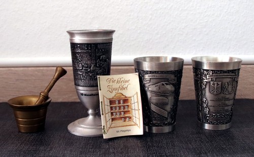 Zinbecher 150 jahre - zinbecher;,