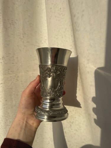 Zinnbecher zinnpokal mit - /,