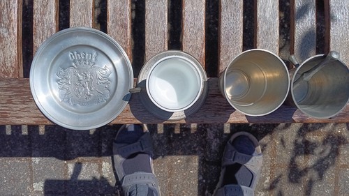 Zinn becher pokale - zinn, &