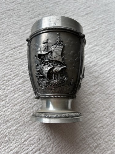 Reinzinn pokalbecher mit - reinzinn,